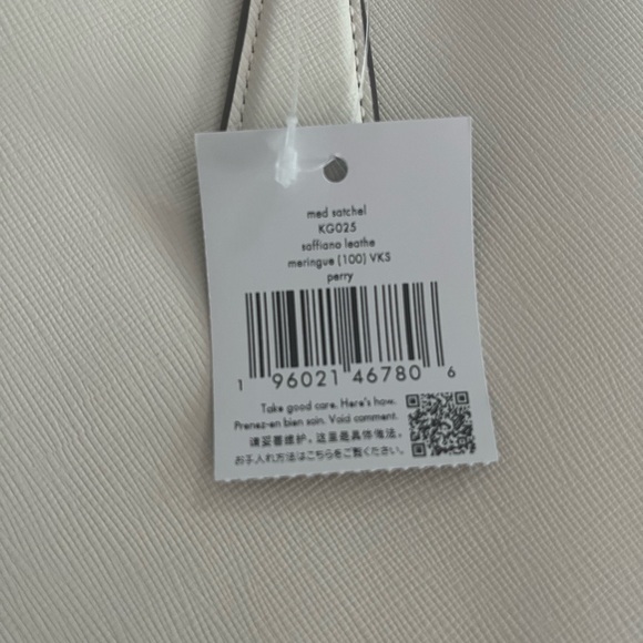 Kate Spade Cream Satchel Bag with Structured Design - Picture 7 of 7